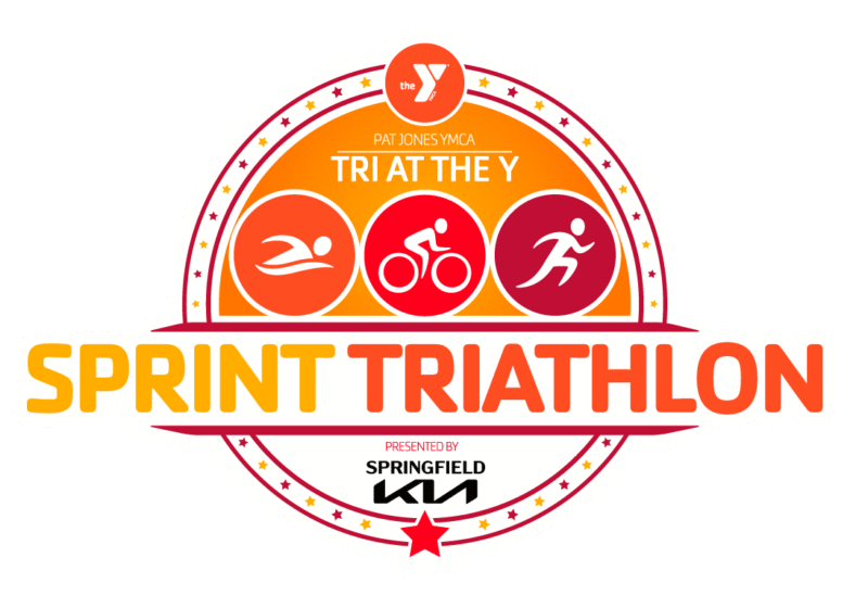 Pat Jones YMCA - Tri At The Y Sprint Triathlon 2023 Logo