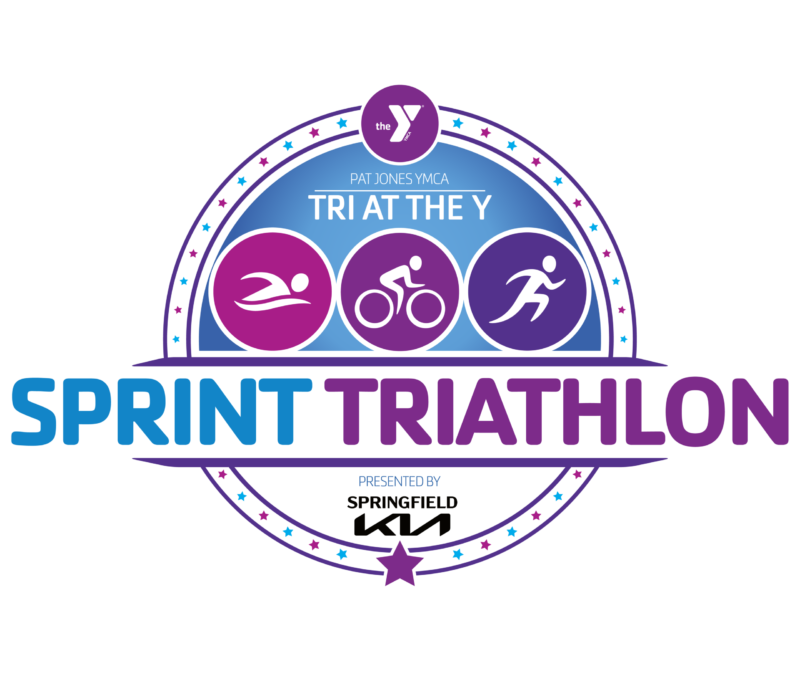 Pat Jones YMCA - Tri At The Y Sprint Triathlon 2023 Logo